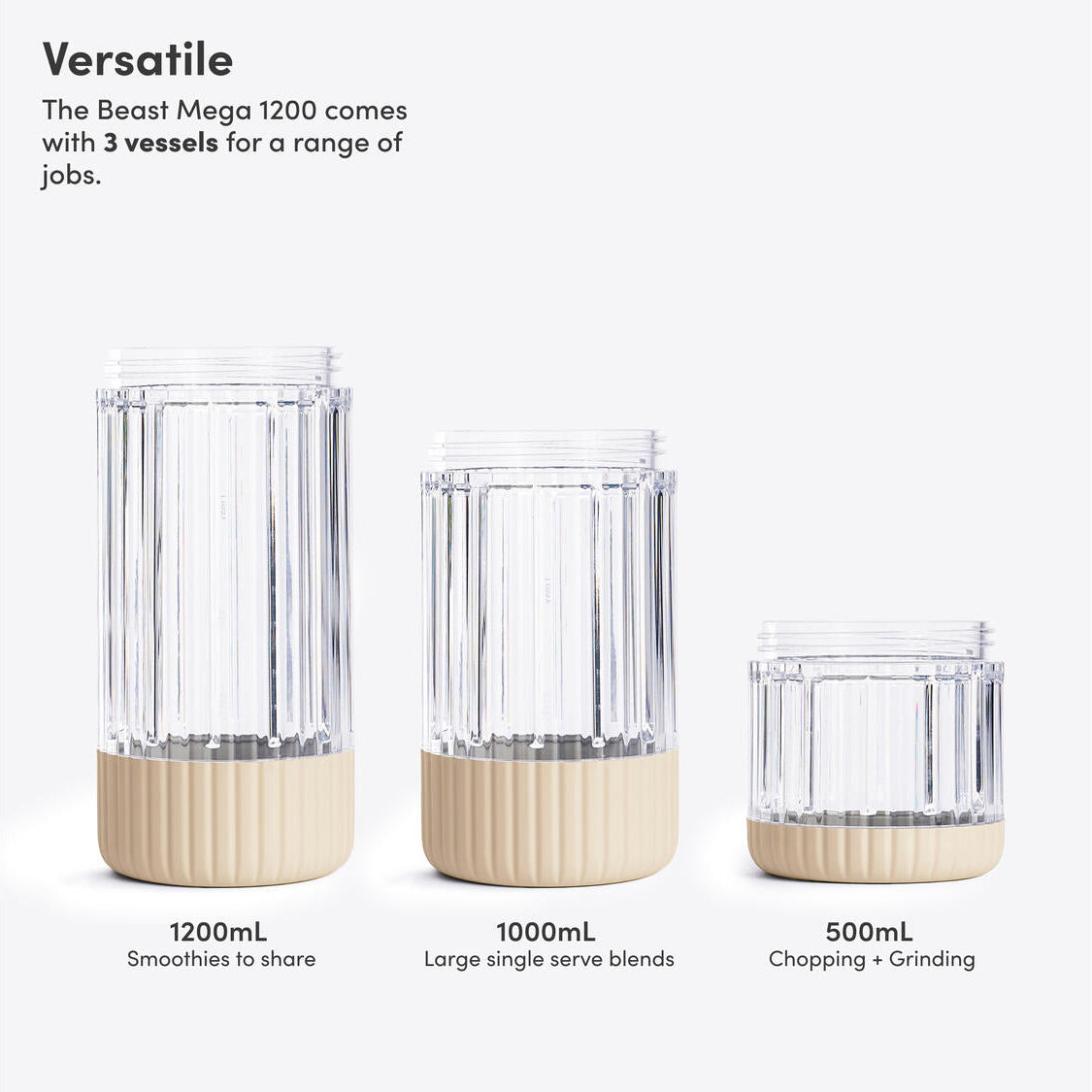 Mega Plus 1200 blender - sand